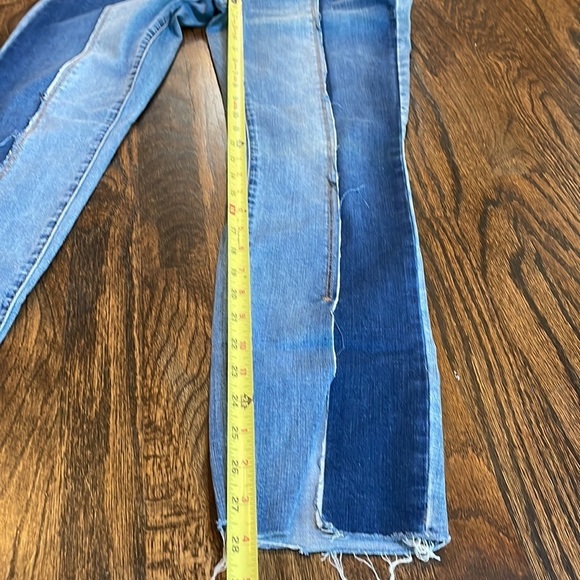 Blank NYC Skinny Classique Split Hem Two Tone Jean - Picture 13 of 13